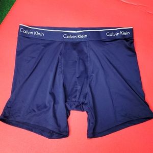 Calvin Klein Microfiber Boxer Brief - Navy Blue - Size L
